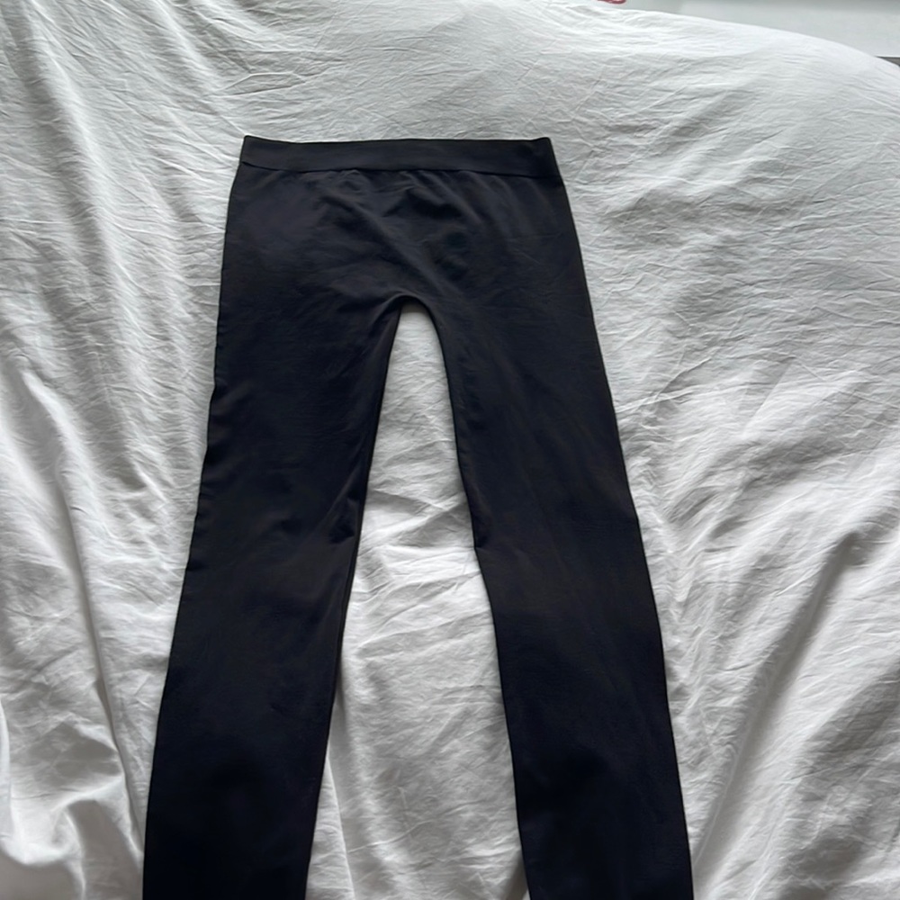 Black semi sheer leggings